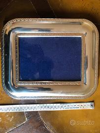 Cornice placcata argento