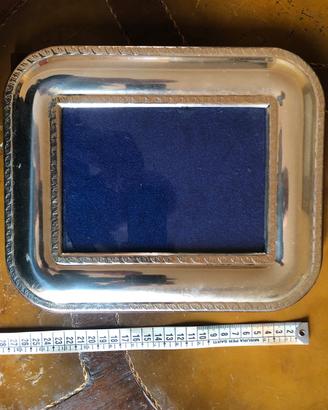 Cornice placcata argento