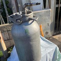 Bidone di latte alluminio vintage