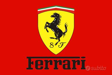 bandiera Ferrari 240x160 cm 4 occhielli 