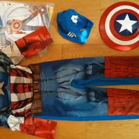 costume carnevale Capitan America Marvel supereroi