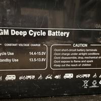 Batteria AGM DEEP-CYCLE GPow3r 12V 260Ah