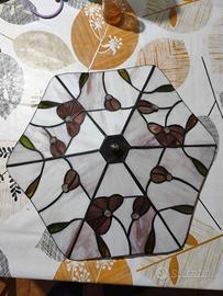 Lampada da soffitto in vetro colorato - Tiffany