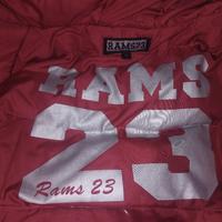 giubbotto bomber rams come nuovo taglia m