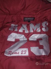 giubbotto bomber rams come nuovo taglia m