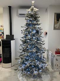 Albero di natale 240cm innevato