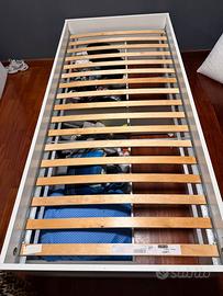 Letto singolo completo – struttura+rete+materasso