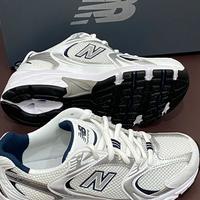 Originali_New Balance 530 White Silver Navy N.38