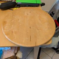 porta vivande di legno centrotavola girevole 