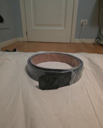 Cintura Nera con Logo Nero