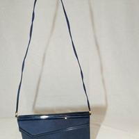 Borsa pattina blu vintage
