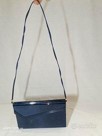 Borsa pattina blu vintage