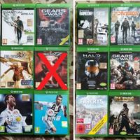Xbox ONE vari giochi ORIGINALI ed accessori