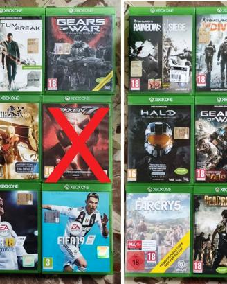 Xbox ONE vari giochi ORIGINALI ed accessori