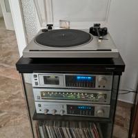 Stereo vintage primi anni 80 con mobile