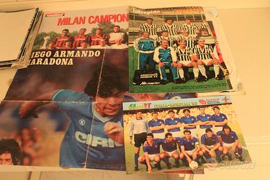Posters squadre e calciatori anni '80