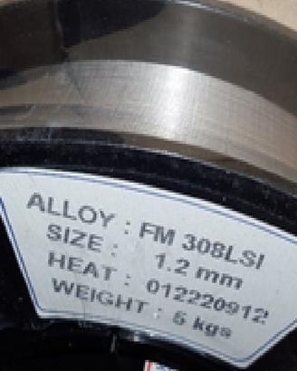 Filo inox 316 diam 1,20 su bobine da 5 kg