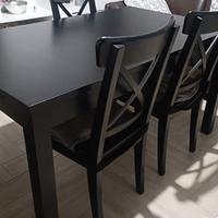 tavolo Ikea allungabile completo di 6 sedie 