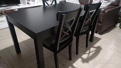 tavolo Ikea allungabile completo di 6 sedie 