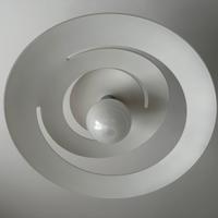 Lampade a sospensione in vetro - design a spirale