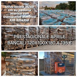 LEGNA DA ARDERE SU BANCALI 120X100X180 135€ ULIVO
