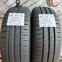 2 PNEUMATICI 185/65 R15 GOODYEAR ESTIVE 80%