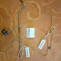 bracciale e collana rosa dei venti Marlù d'argento