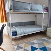 LETTO A CASTELLO + RETI cm90x200