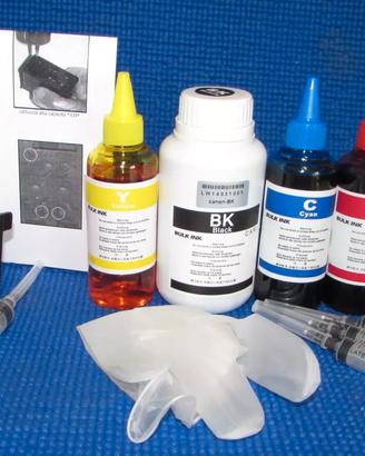 inchiostro cartucce stampante  con tutto il kit