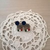 Coppia di spille Federazione Italiana gioco calcio