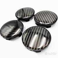 Tappi Coprimozzo per Cerchi BMW Fibra di CARBONIO