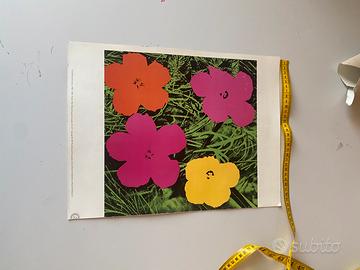 Serigrafia Andy Warhol fondazione anni 90