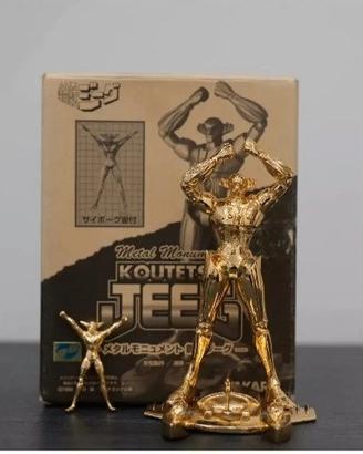 Kotetsu Jeeg Metal Monument Takara Gold + Silver
