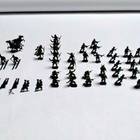 Lotto 44 soldatini vintage di truppe alpine e scia