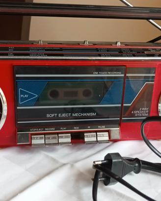 Radio Vintage Toshiba RT-8016 Rosso - Anni 80
