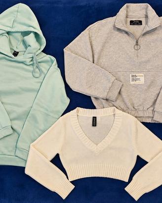 Lotto 3 capi ragazza taglia XS – SHEIN Bershka H&M