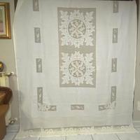 Splendida tenda in lino 100% fatta a mano