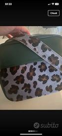 Borsa in pelle e cavallino