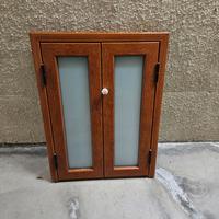 Finestra 2 ante  in alluminio effetto legno