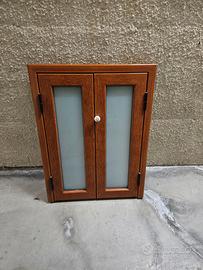 Finestra 2 ante  in alluminio effetto legno