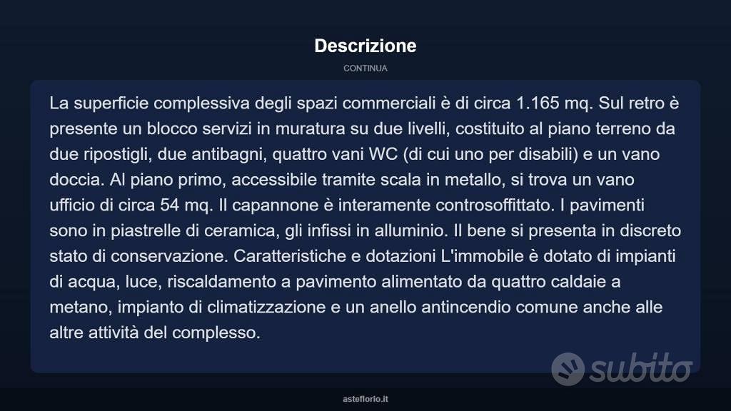 Immobile in asta di 1600 m² a Collesalvetti - Vista 4