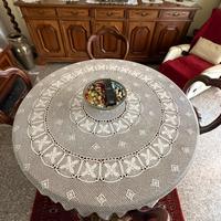 Tavolo rotondo allungabile noce