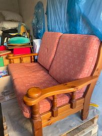 Divano 2 posti rustico