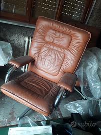 Poltrona ufficio in pelle
