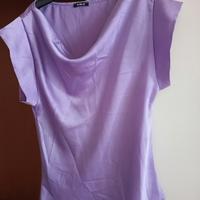 Blusa colore lilla