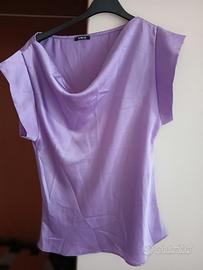 Blusa colore lilla