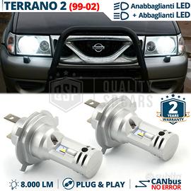 Kit Luci LED H4 Per Fari NISSAN TERRANO 2 99-02