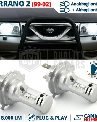 Kit Luci LED H4 Per Fari NISSAN TERRANO 2 99-02