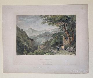 Acquaforte su rame  META' '800 William Brockedon -