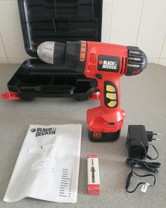 Trapano avvitatore Black & Decker KC12GT batteria